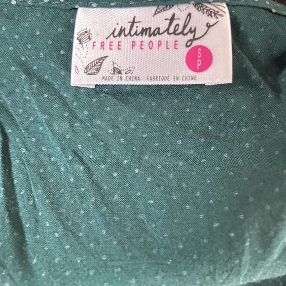 Free People, Size Small, Green & White - Picture 2 of 2